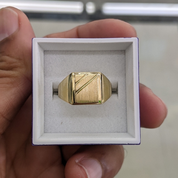 14kt Real gold ring for men